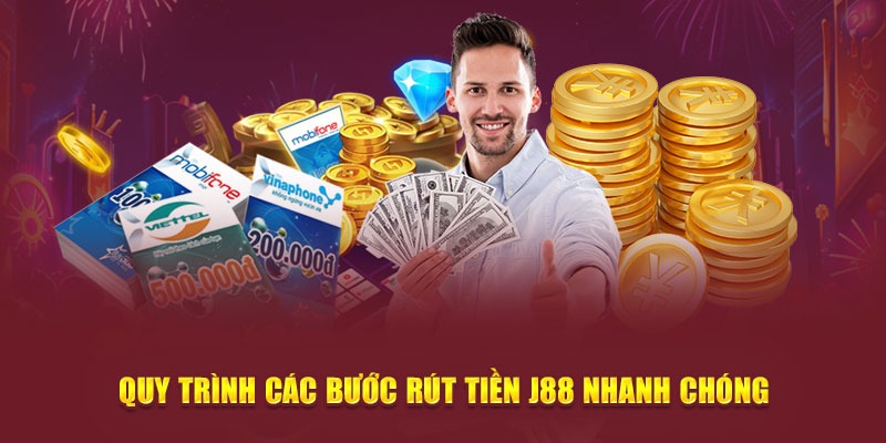 Rút tiền J88 được thực hiện nhanh chóng chỉ với vài phút